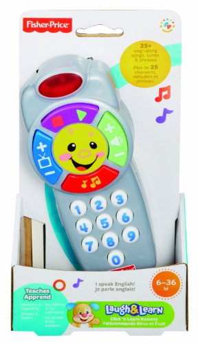 Fisher Price - W9779 - Jouet d'éveil premier age - Télécommande Rires et Eveil