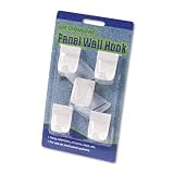 Panel/Wall Hook, Plastic with Metal Insert Points, 5/Pack AVT75303