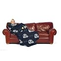 Carolina Panthers Adult Comfy Throw Blanket with Sleeves