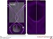 Zune 80/120GB Skin Kit - Abstract 01 Purple plus Free Screen Protector by WraptorSkinz