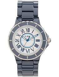 a_line Womens 20040-NBWSR Marina Blue Ceramic Watch
