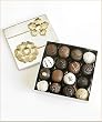 Assortment of 16 Truffles in a Handmade Tin Box