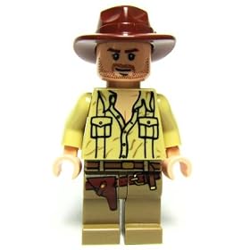 Indiana Jones (Open Shirt) - LEGO Indiana Jones Minifig