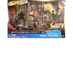 SPIDER MAN 3 " FINAL FACE OFF " BATTLEPACK MIB TRU EXCLUSIVE