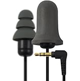 Plugfones Executive New and Improved Line Ear Plug Earbuds Headphones with Silicone and Foam Hearing Protection...