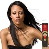 MilkyWay Saga Gold Remy Yaky 100% Human Hair Extensions Weave 16" Color 1B Off Black