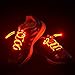 2.6FT The 1rd Generation Waterproof LED Flashing Light Up Shoe laces lighting 1 Pair-(Red)