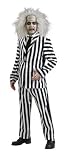 DELUXE Licensed Adult Beetlejuice TM Suit (Makeup/Wig Not Included)