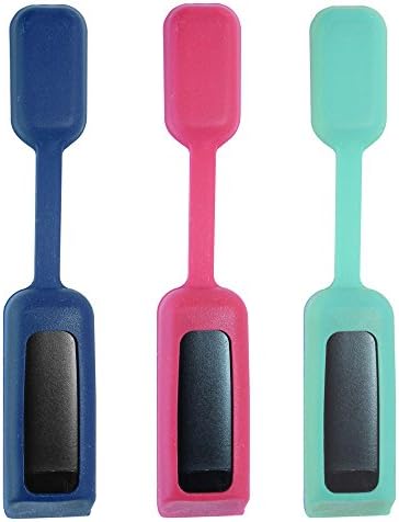 Xiemin Silicon Fastener Pack Replacement Clasp Clip Cover Strap Wristband Bands for Fitbit Flex Activity and Sleep Tracker Multiple Color Set