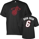 NBA Miami Heat LeBron James Black Nickname Tee Shirt
