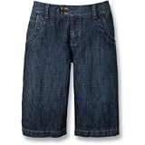 Tab Front Denim Shorts