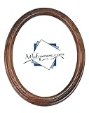 1-1/8 Wide Oval Picture/Photo/Certificate, Walnut Molding