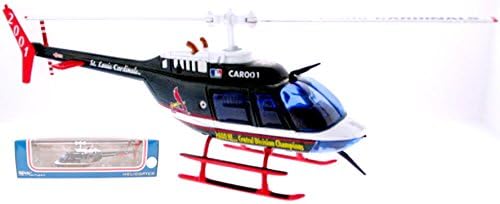 ST LOUIS CARDINALS MLB 2001 HELICOPTER BELL JET RANGER 1:43 SCALE WHITEROSE COLLECTIBLES