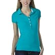 Juniors' Mossimo Supply Co. Short-Sleeve Polo - Aloha Aqua