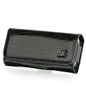 For Nokia N97 Solid Black Safari Horizontal Case Pouch