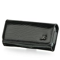 For Nokia N97 Solid Black Safari Horizontal Case Pouch