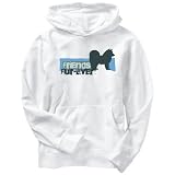 Hoodie Mens White  FRIENDS FUR - EVER - Alaskan Klee Kai  Dogs