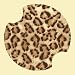 Leopard Print Carsters - Coasters for Your Car