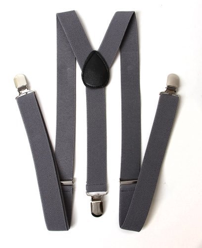 Gravity Heavy Duty Suspenders - Grey