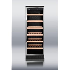 Summit SWC1545 80 Bottle Capacity Counter Depth Wine Cellar - SWC1545,Black with: Kitchen &amp; Dining