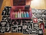 Classic Tie Dye Glitter Tattoo Face Paint Kit