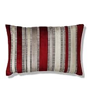 Cut Velvet Stripe Cushion