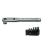 板ラチェット差替えDVセット 6.3mm ビット6本付 TMDB8/板ラチェットドライバー【KTC】