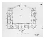 Historic Print (L): [Military academy. Principal story, floor plan]