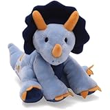 Gund Animal Chatter Dino Roars with Sound Plush Toy -Triceratops Dinosaur