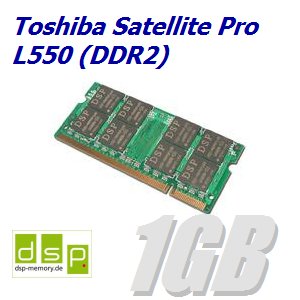 1GB Speicher / RAM für Toshiba Satellite Pro L550 (DDR2)