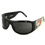 Ed Hardy Sunglasses EHS 007 Alive Aware Black