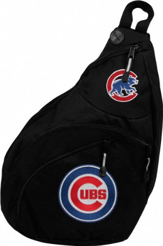Chicago Cubs Black Slingshot Backpack