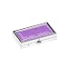 Silver & Purple Paisley Pill Box Case Organizer : Compact Size