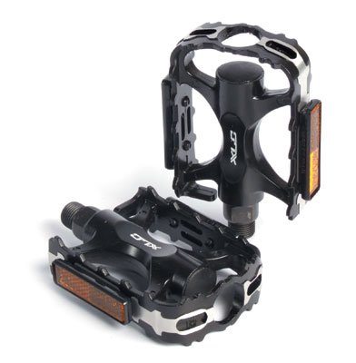 XLC Caged Alloy MTB Pedal Black / Silver 9/16