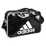 adidas エナメルショルダーバッグ《Sサイズ》アディダス スポーツ・カジュアルBAG 〔Z7676-E39413〕ブラック/ホワイト