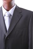 Men's Single Breasted Brown 100% Virgin Wool Super Gabardine Dress Suit