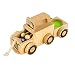 Lovely Colorful Kids Handmade Wooden Toy Car Infant Toy Childrens Toy Wood Color RS.2523.00