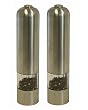 iTouchless Automatic Stainless Steel Pepper Mill and Salt Grinder (2 Pack)
