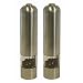 iTouchless Automatic Stainless Steel Pepper Mill and Salt Grinder (2 Pack)