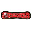 Tuffy's Ultimate Bone Dog Toy, Red Paws