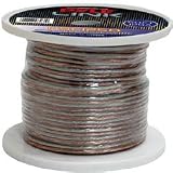 Pyle PSC1250 12-Gauge 50-Feet Spool of High Quality Speaker Zip Wire
