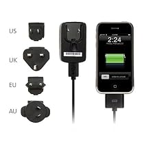 Kensington International Travel Charger for iPod and iPhone 1G/3G (Black)