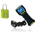 Balanzza Ergonomic Digital Compact Luggage Scale BZ-200 + Smartraveler 3 Dial TSA Approved Combination Luggage lock -- Travel Set
