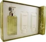 Eternity By Calvin Klein For Women. Set-eau De Parfum Spray 3.4 Ounces & Body Lotion 3.4 Ounces & Shower Gel 3.4 Ounces