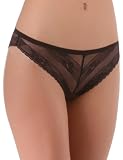 Calvin Klein Underwear - Lace And Micro  - Tanga -  Femme  -  Chocolat Foncé  -  M