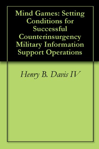 Mind Games: Setting Conditions for Successful Counterinsurgency Military Information Support Operations