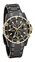 Accurist Gents Chronograph Black Stainless Steel Bracelet Watch MB800B