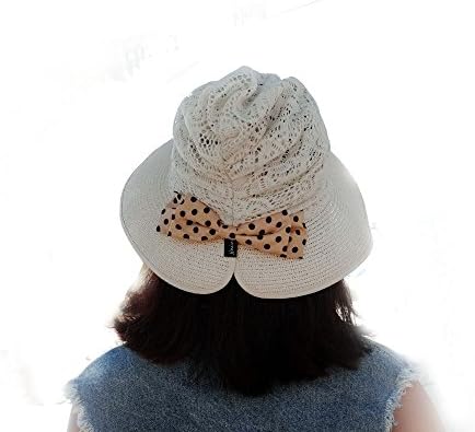 JJNINE Women's Lovely Lace Suncap One Size Lightbeige