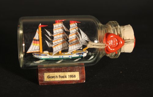 Gorch Fock Mini Buddelschiff 10