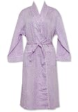 Bedhead Lavender Giraffe Sateen Cotton Robe - Final Sale!